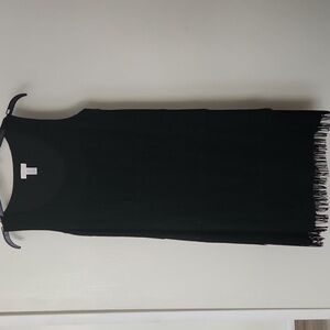 Black fringe flapper style dress